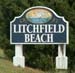Litchfield Beach Welcome sign