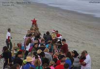 Santa visits Myrtle Beach State Park Dec. 2014