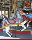 Carousel at Pavilion Amusement Park.