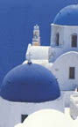 Santorini domes